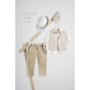  Piccolino Βαπτιστικό κοστούμι Pablo σε χρώμα Beige